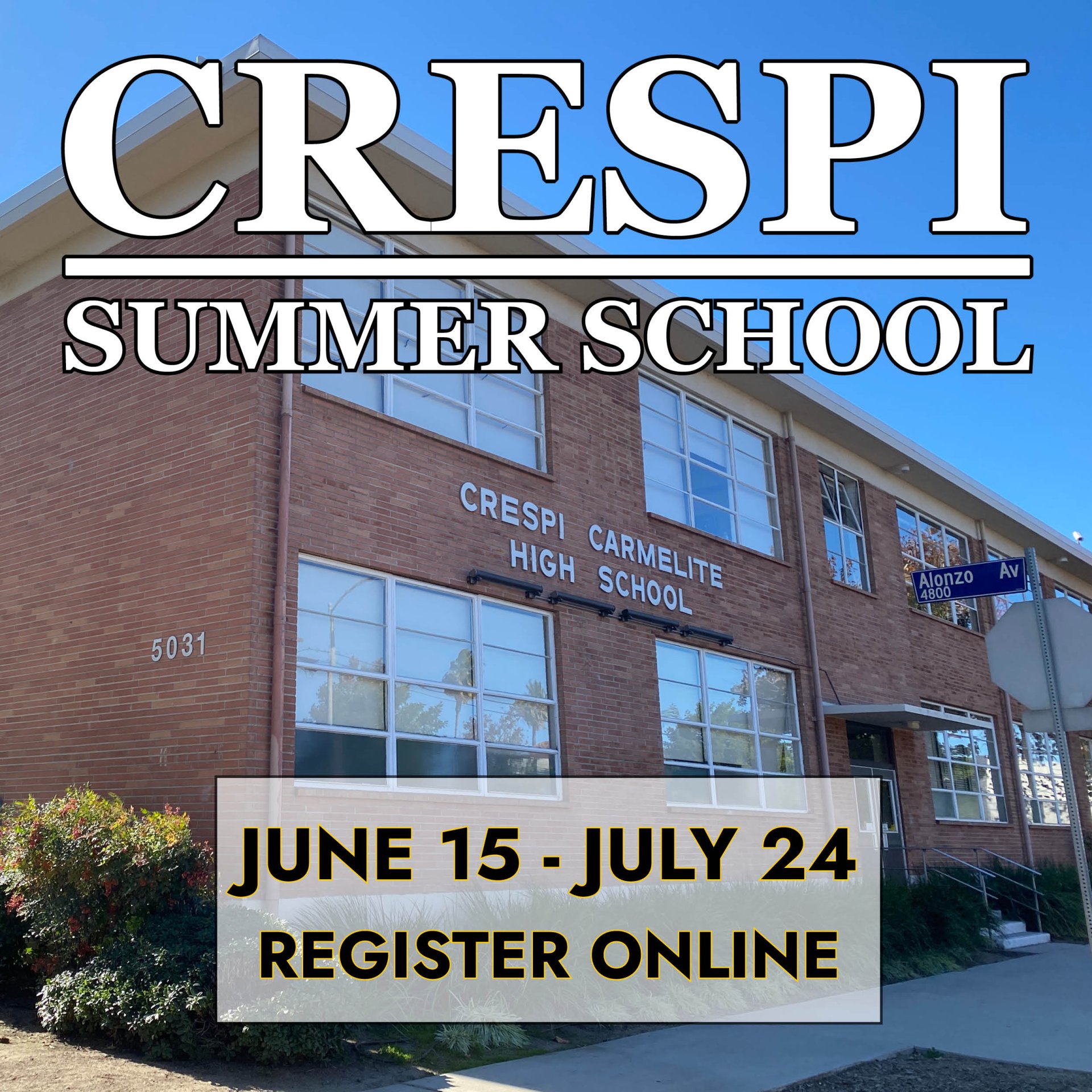 Register for Crespi Summer School