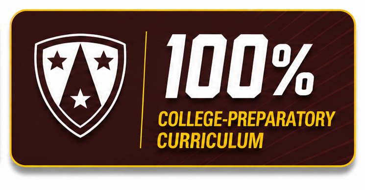 100% college prep curriculum