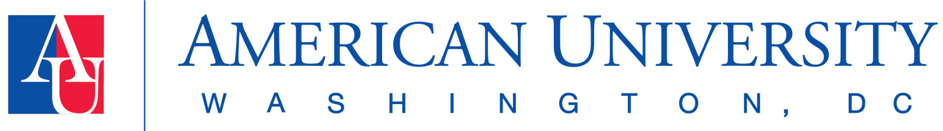 American University logo